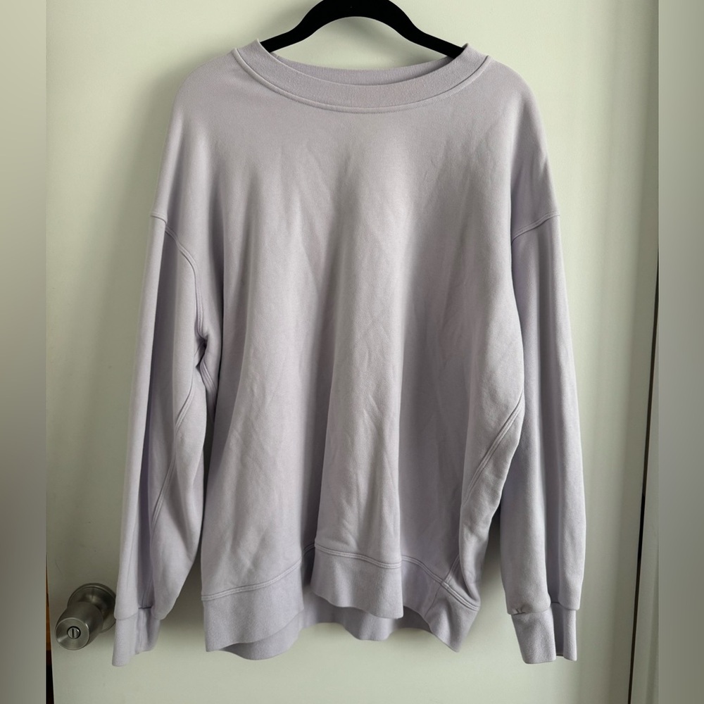 lululemon athletica Lavender Oversize Sweatshirt
